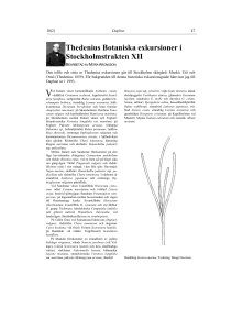 Thedenius Botaniska exkursioner i Stockholmstrakten XII