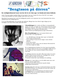 Bengtsson på dörren - Adesso Productions