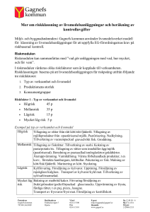 Mer om riskklassning av livsmedelsanläggningar och beräkning av