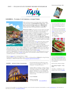 enit — italian state tourist board stockholm