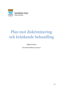 Hällby förskolas plan mot diskriminering och