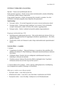 Centralt verkande analgetika 2013 (MSW )