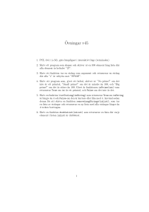 Övningar
