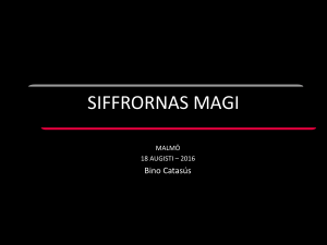 Siffrornas magi