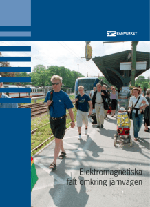 Elektromagnetiska fält omkring järnvägen