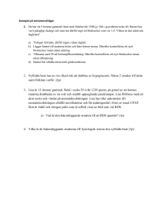 Exempel på tentafrågor neonatologi Fil