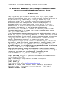 En beskrivande modell över geologi och