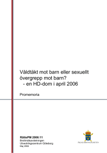 Våldtäkt mot barn eller sexuellt övergrepp mot barn? - en HD
