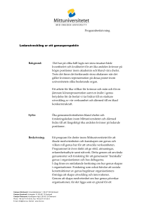 Ledarutveckling ur ett genusperspektiv