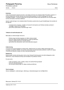 Pedagogisk Planering