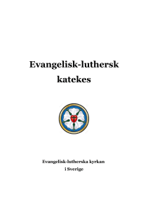 Katekesen slutversion - Evangelisk