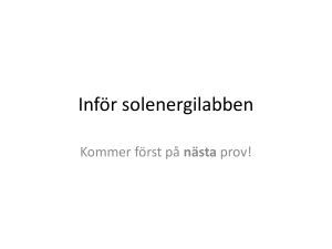 kemiskt lagrad energi