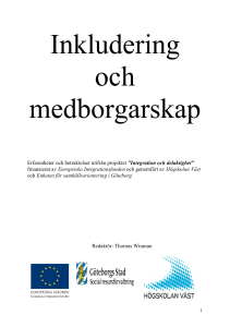 Integration och delaktighet - Svenska ESF