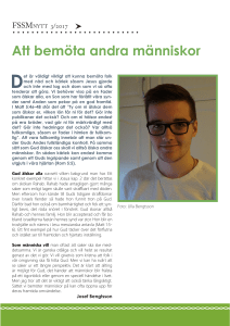 Att bemöta andra människor
