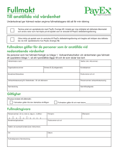 Fullmakt