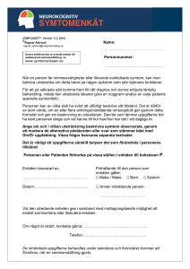 Åstrands symtomenkät