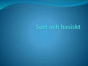 Surt och basiskt