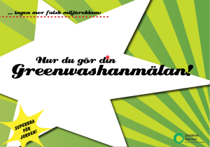 Greenwashanmälan!