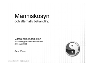 Lysbilde 1 - Sven Weum