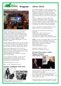 Program våren 2016