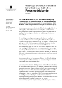 Pressmeddelande