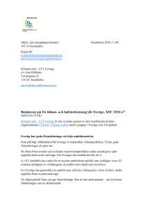 Klimatsvaret - CCL Sverige
