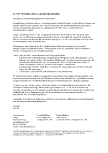 Patientinformation-angiogenesstudien