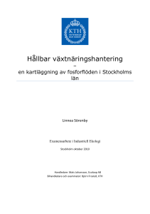 Hållbar växtnäringshantering