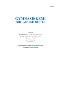 gymnasiekemi - läkarstudent.se