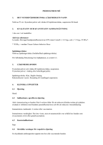 Nobivac Pi vet. lyophilisate and solvent for suspension for injection