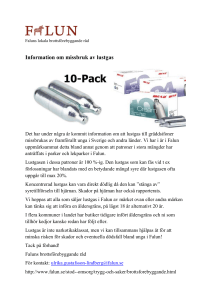 Information om missbruk av lustgas