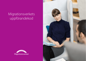 Migrationsverkets uppförandekod