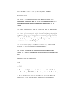 Internationell konvention om medborgerliga och politiska rättigheter