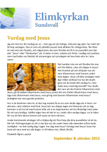 Vardag med Jesus