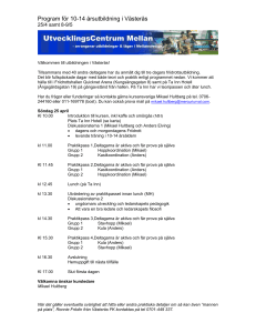 Program för 10-14årsutb Västerås25ap10