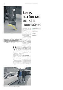 årets el-företag med säte i norrköping