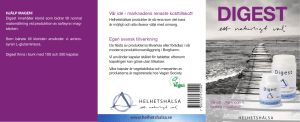 digest - Helhetshälsa