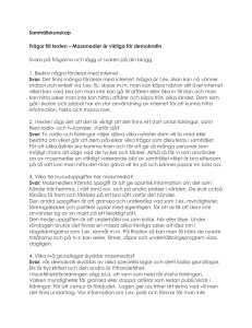 Samhällskunskap frågor völdskrigen