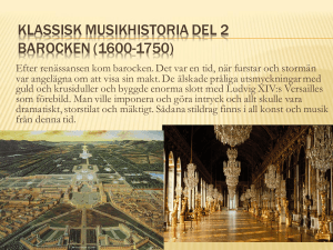 Barocken (1600-1750)
