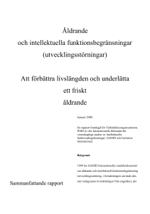 Åldrande och intellektuella funktionsbegränsningar