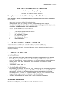Echinatex - Bipacksedel