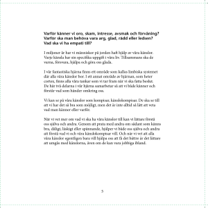 5 Varför känner vi oro, skam, intresse, avsmak och