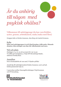 psykisk ohälsa?