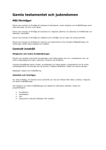 Gamla testamentet och judendomen
