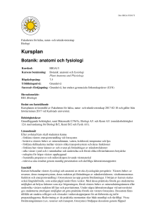 Kursplan - Karlstads universitet