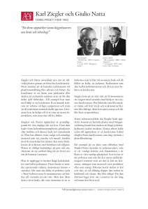 Karl Ziegler och Giulio Natta