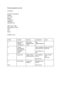 Planering signaler som styr