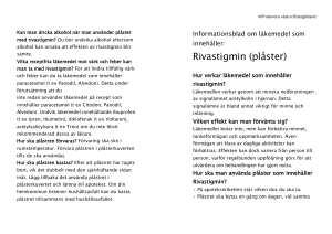 Rivastigmin plåster