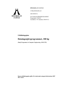 4 Kurser inom programmet