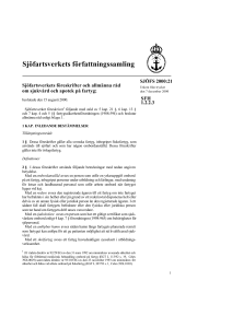 sjöfs 2000:21 - Sjöfartsverket